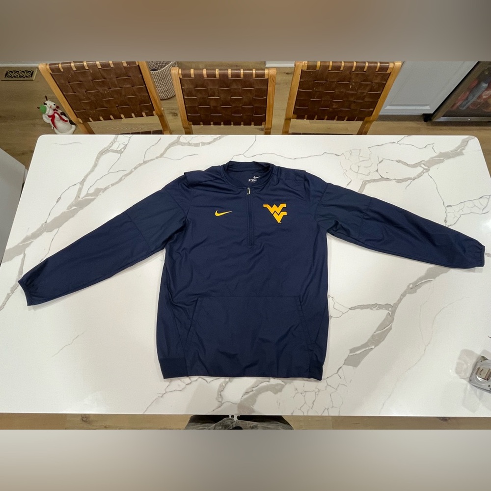 WVU West Virginia Nike Storm-Fit Pullover Jacket GREAT SHAPE!!